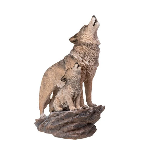 Howling Wolves Sculpture - Image 6