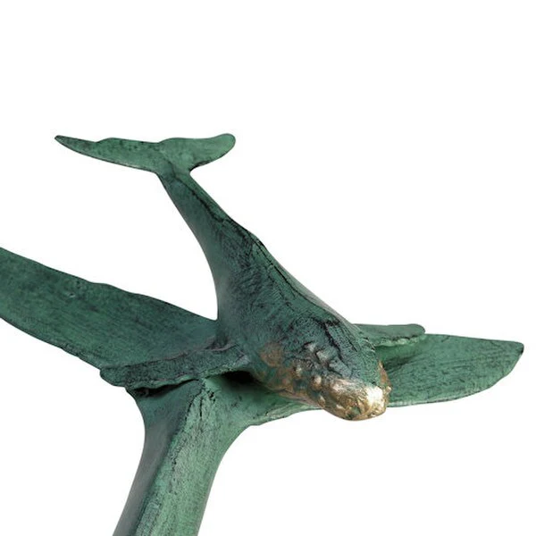 Humpback Whale Diving Lesson Sculpture - Image 6