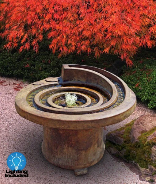 Hurricane's Eye Patio Fountain 2pc