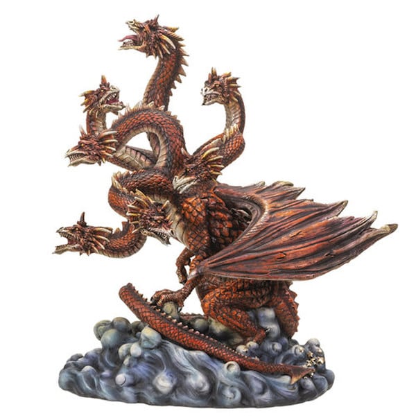 Hydra Dragon Sculpture Seven Headed Figurine