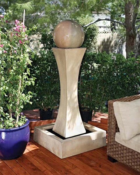 I Fountain With Ball 73" High