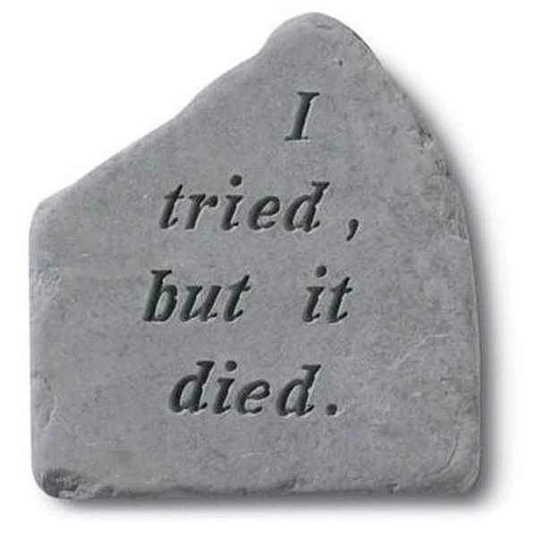 I Tried But It Died