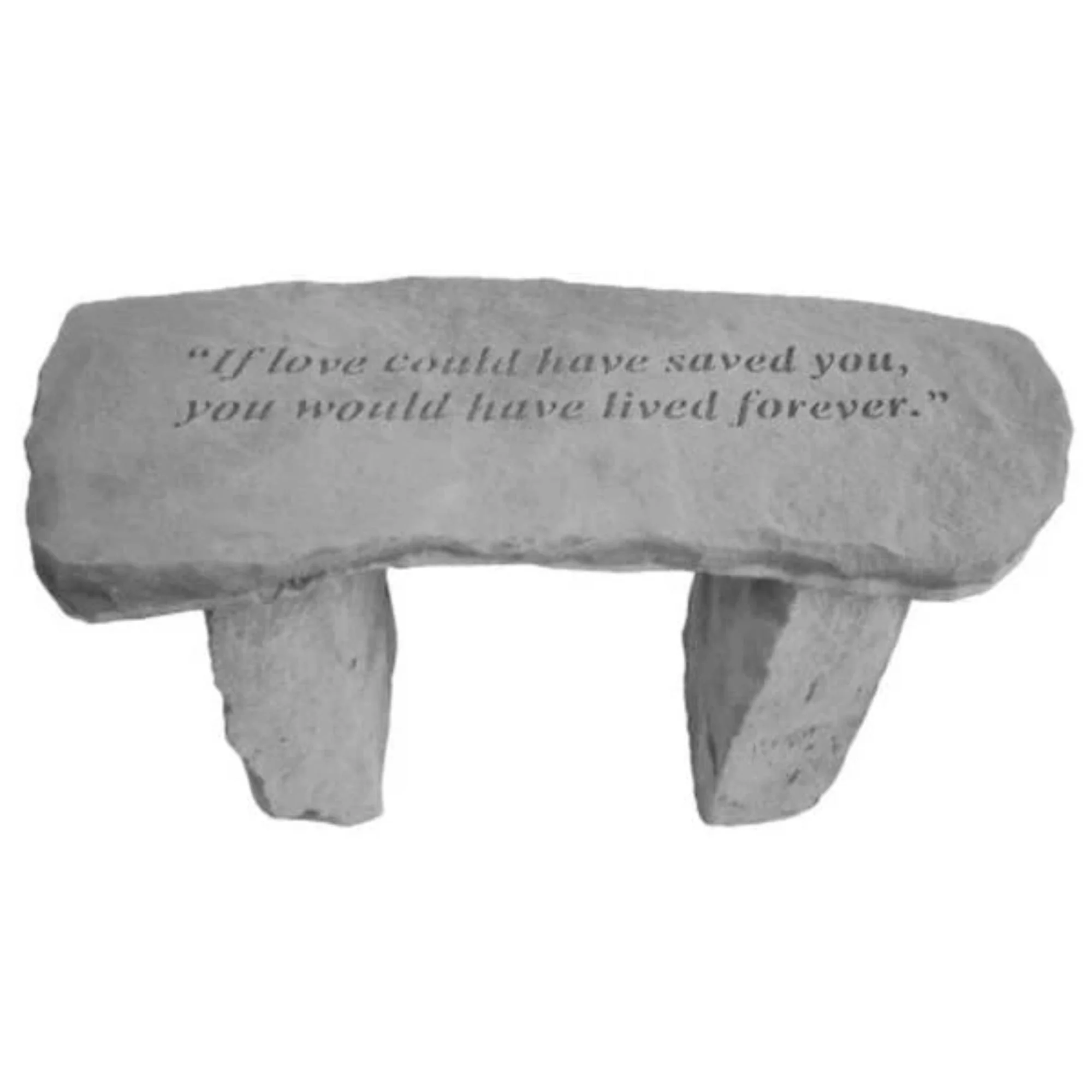 If Love Could Of Saved.. Small Bench