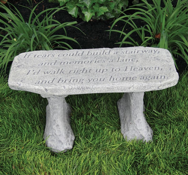 If Tears Could Build A Stairway... Garden Bench