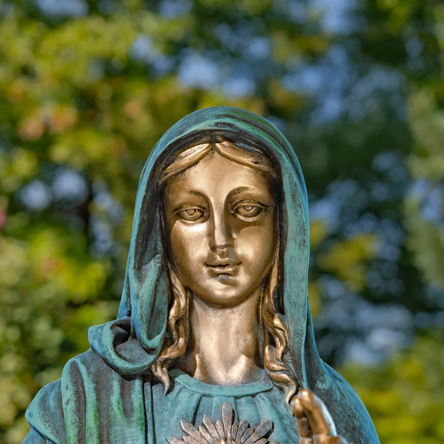 Immaculate Heart of Mary Garden Sculpture 36" High - Image 4