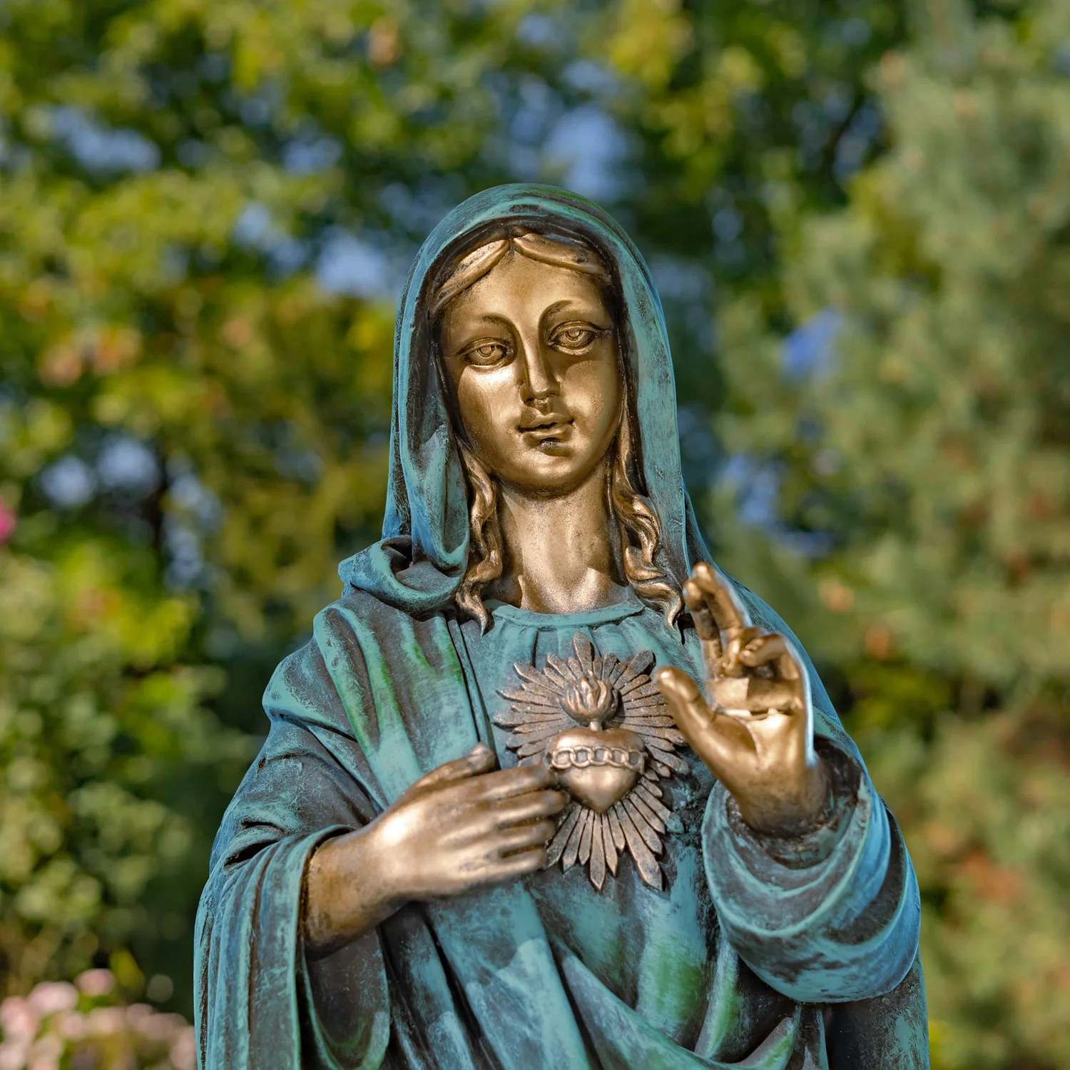 Immaculate Heart of Mary Garden Sculpture 36" High - Image 6