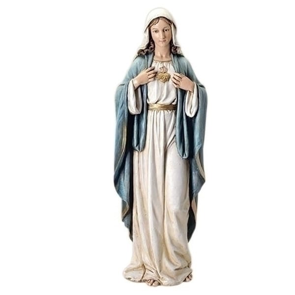 Immaculate Heart Of Mary Garden Sculpture - 37" High