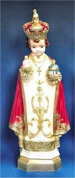 Infant Of Prague Colored 24" High