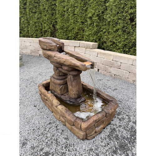 Inukshuk Waterfall Fountain – Symbol of Guidance and Harmony - Image 2