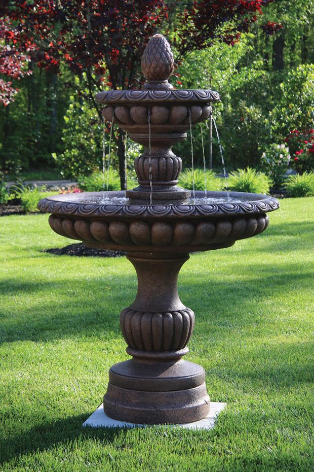 Isabella Cement Garden Fountain 64.5" High - Image 3