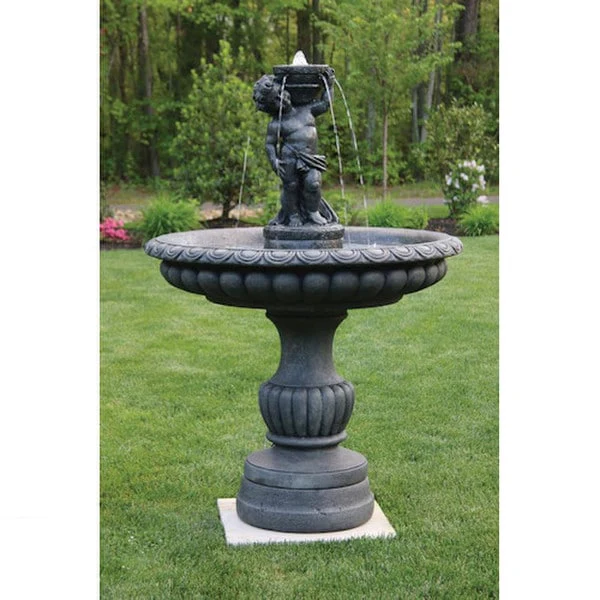 Isabella Cherub Garden Fountain 59" High