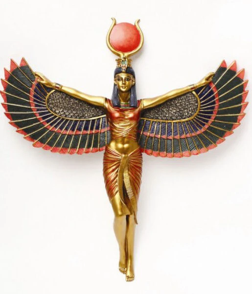 Isis Egyptian Goddess Wall Plaque