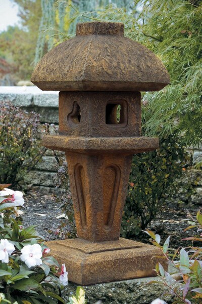 Jasmine Pagoda Garden Lantern Sculpture 28.25" High - Image 3