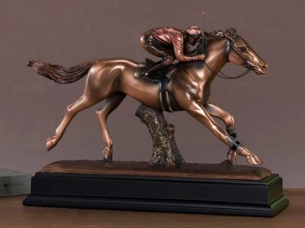 Jockey Statue Sculpture