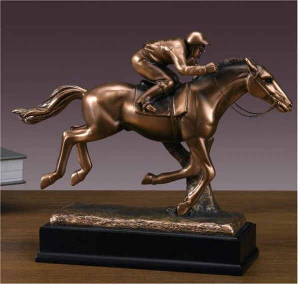 Jockey Statue Sculpture