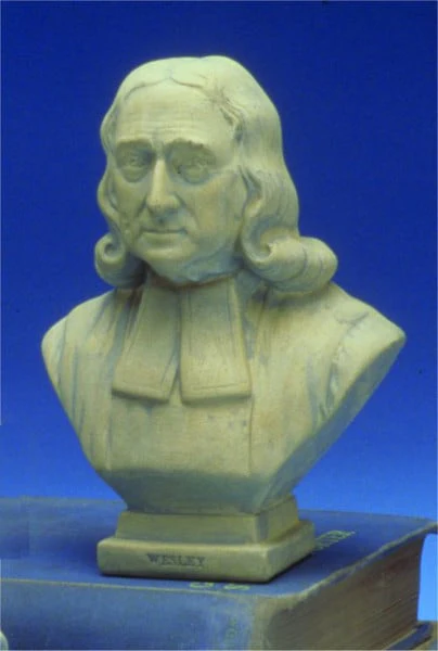 John Wesley Bust 6" High Statue