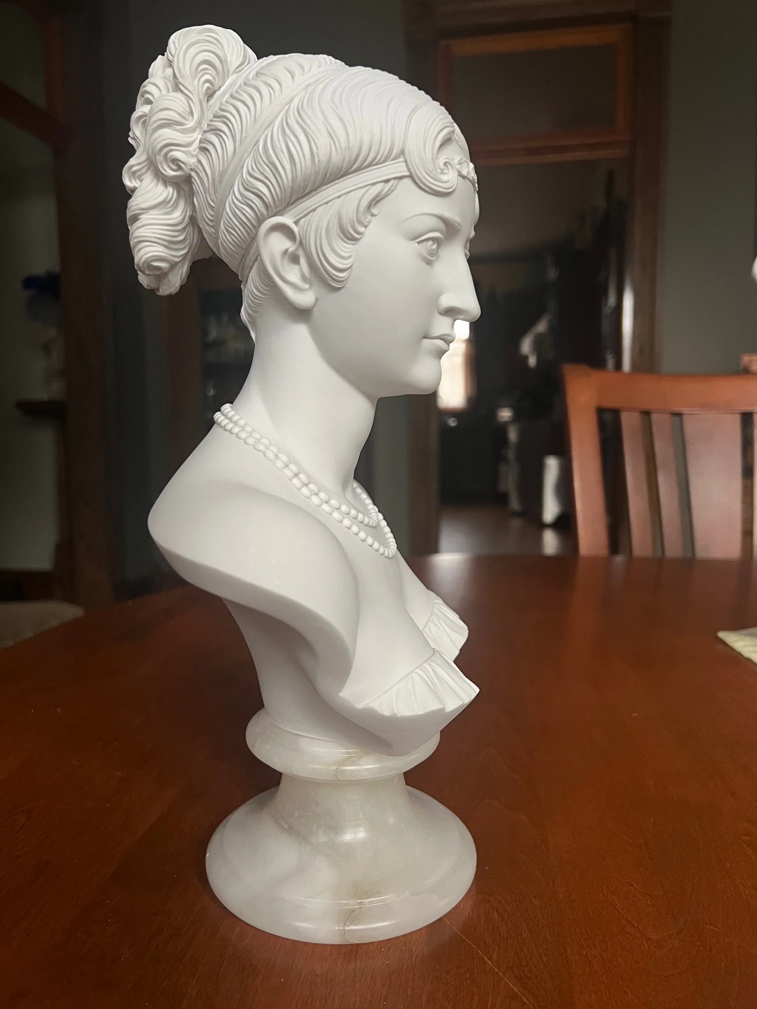 Josephine Beauharnais Bust Sculpture 14"High - Image 6