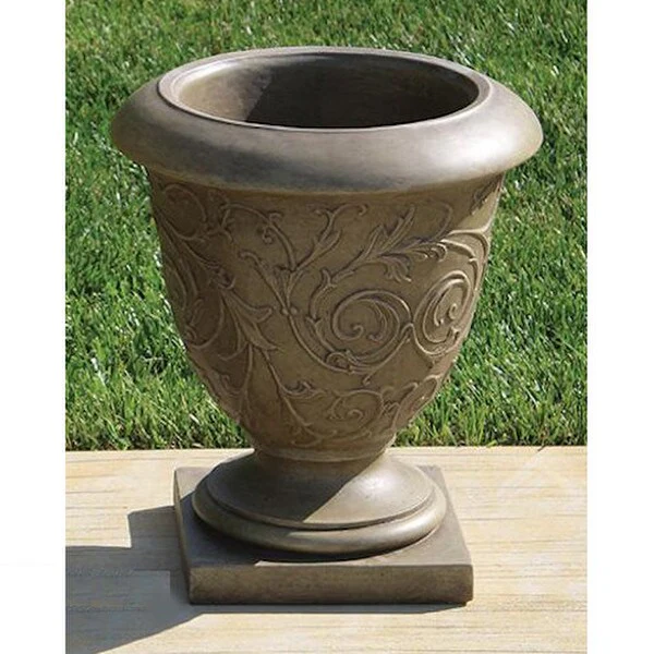 Jubilee Small Round Urn Planter Cement