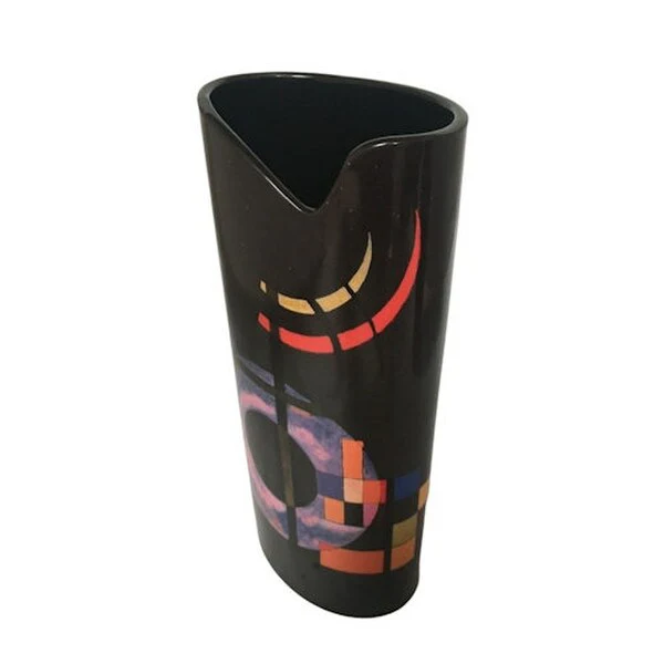 Kandinsky Ceramic Vase Abstract Geometric - Image 4