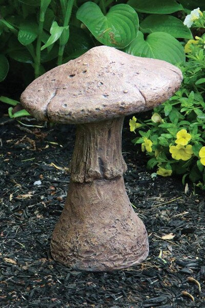 Kennett Mushroom Sculpture 12" High Cement - Image 2