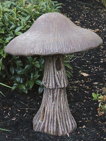 Kennett Mushroom Sculpture 26" High Cement - Image 2