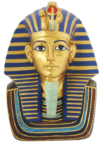King Tut Boy King Sculptural Bust 9" High