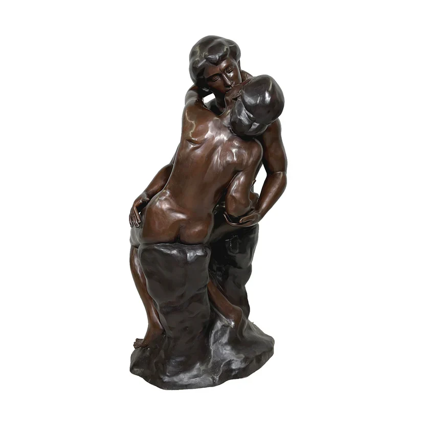 Kiss By Rodin Life Size Bronze Statue - Image 6