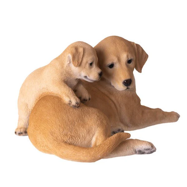 Labrador Mother with Puppy Figurine - Image 5