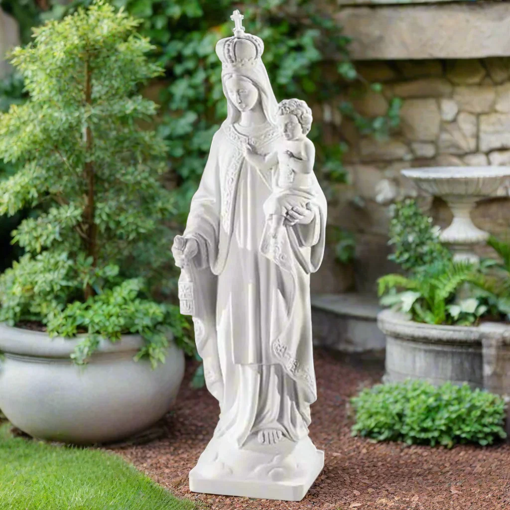 Lady Of Mount Carmel Sculpture 32" - Image 2