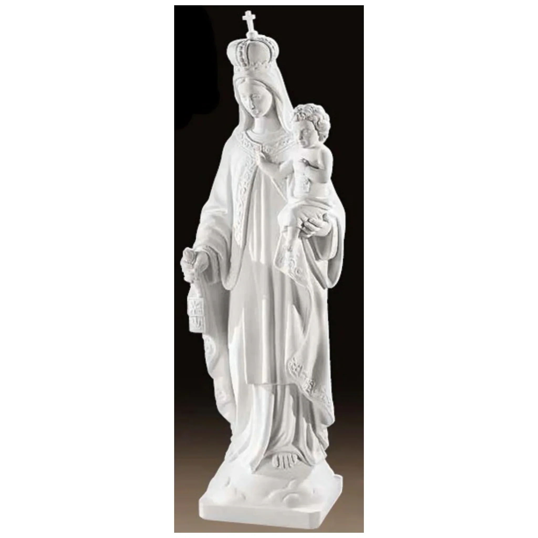 Lady Of Mount Carmel Sculpture 32" - Image 3