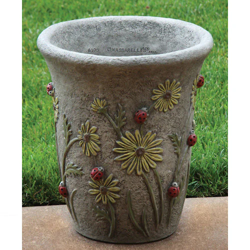 Ladybug Planter Made of Cement 16.5" Tall