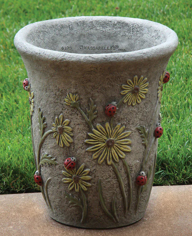 Ladybug Planter Made of Cement 16.5" Tall - Image 2