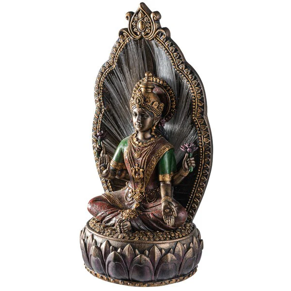 Lakshmi Fiber Optic Statue - Image 4