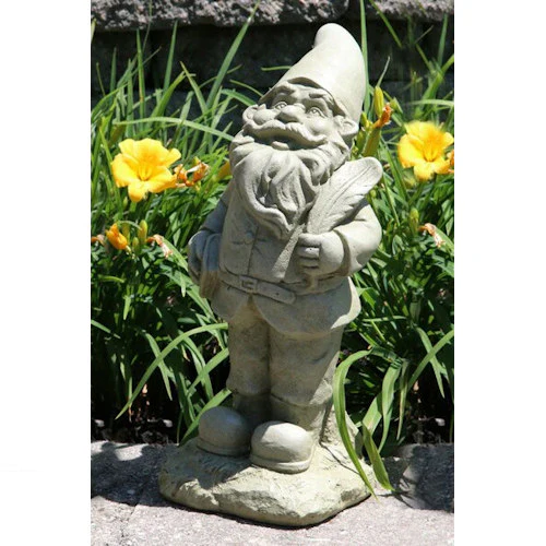 Lazy Daze Gnome Writer Sculpture 16"H - Image 2