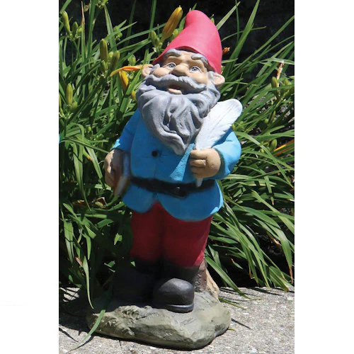 Lazy Daze Gnome Writer Statue 16"High Colors - Image 2