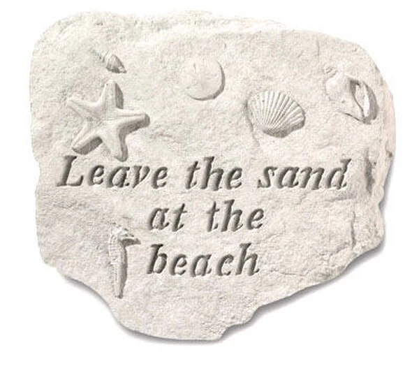 Leave The Sand At The Beach Stone