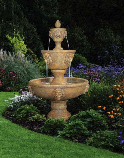 Leonesco Fountain Three Tier Large, 7 Pc