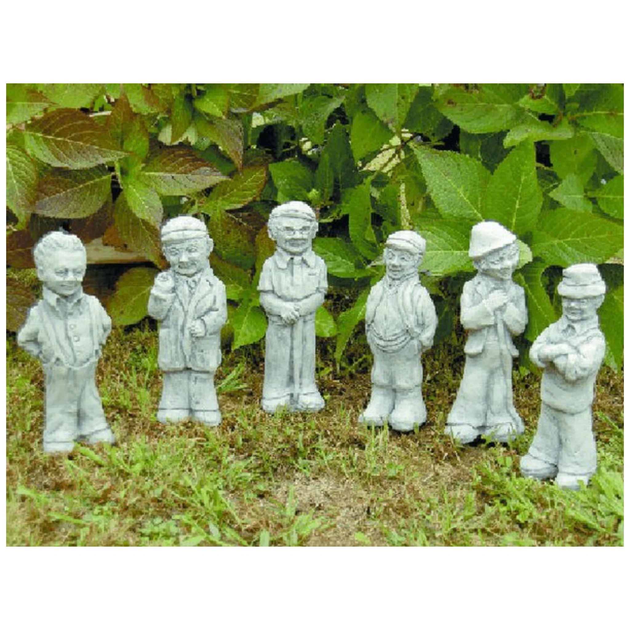 Ballycoreagh Leprechaun Set of 6 Garden Statues