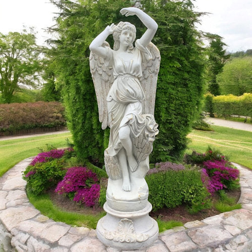 Life-Size Angel Statue Heavenly Guardian of Light 63"