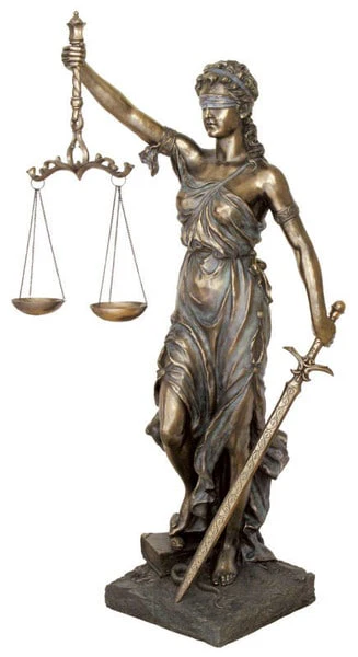 Life Size Lady Justice Statue - Goddess of Justice 69" High - Image 2