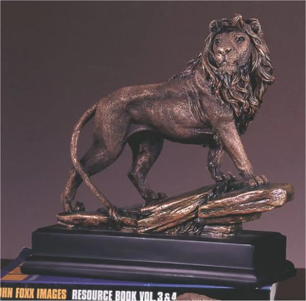 Lion Sculpture 11" High