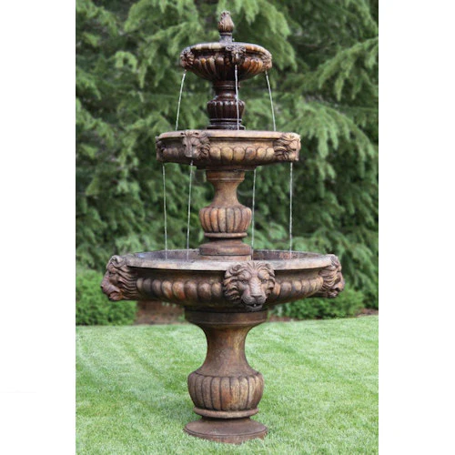 Lion Three Tier Large Fountain - Image 2