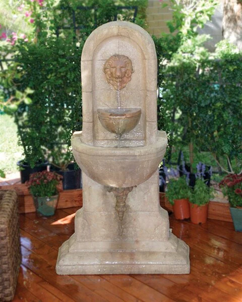Lion Wall Fountain 60" High