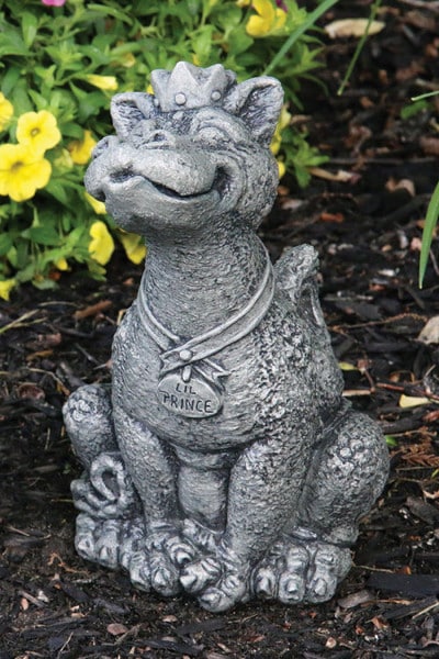 Little Dragon Prince Garden Statue - Image 3