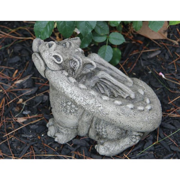 Little Dragon Treats Garden Statue