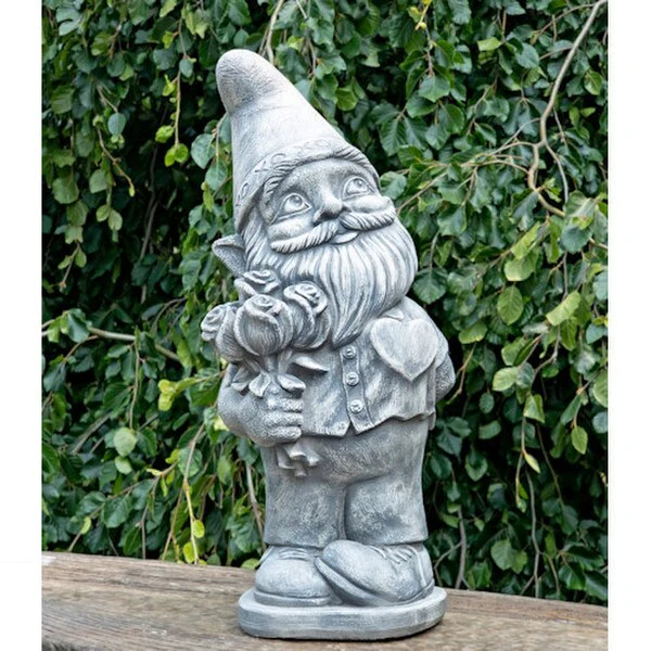 Lovey-Dovey Larry Smitten Garden Gnome
