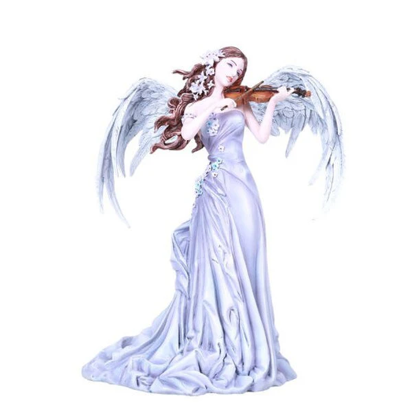 Lullaby Angel Figure Playing Violin Statue