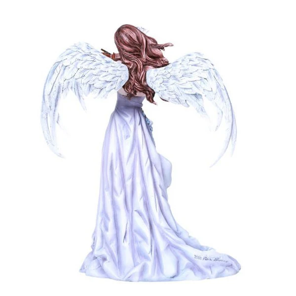 Lullaby Angel Figure Playing Violin Statue - Image 2