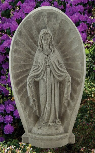 Madonna In Grotto Sculpture 31" High - Image 3