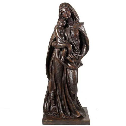 Madonna with Child – 51” Bronze Sculpture